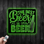 Beer Bar Metal Sign The Best Bar Is An Open 1