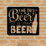 Beer Bar Metal Sign The Best Bar Is An Open 1