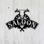 Beer Bar Metal Sign Western Saloon 1