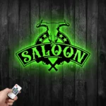 Beer Bar Metal Sign Western Saloon 1