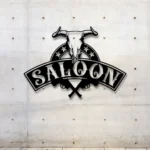 Beer Bar Metal Sign Western Saloon 1