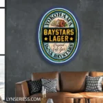 Beer Bar Neon Sign Baystars Lager 1