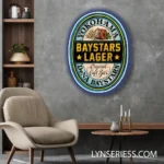 Beer Bar Neon Sign Baystars Lager 1