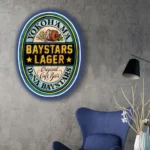 Beer Bar Neon Sign Baystars Lager 1