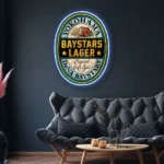 Beer Bar Neon Sign Baystars Lager 1
