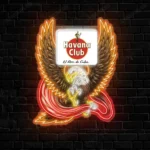 Beer Bar Neon Sign Bespoke Havana Logo Custom American Eagle 1