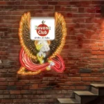 Beer Bar Neon Sign Bespoke Havana Logo Custom American Eagle 1