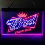Beer Bar Neon Sign Bud Sovereign Of Crown 1