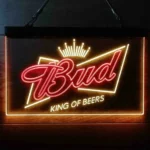 Beer Bar Neon Sign Bud Sovereign Of Crown 1