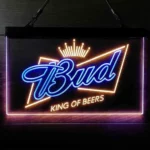 Beer Bar Neon Sign Bud Sovereign Of Crown 1