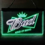 Beer Bar Neon Sign Bud Sovereign Of Crown 1
