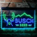 Beer Bar Neon Sign Buschs Stag Mountain 1