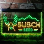 Beer Bar Neon Sign Buschs Stag Mountain 1
