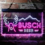 Beer Bar Neon Sign Buschs Stag Mountain 1
