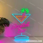 Beer Bar Neon Sign Cocktails 1