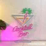 Beer Bar Neon Sign Cocktails 1
