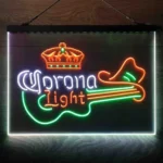 Beer Bar Neon Sign Coronas Light Guitar Cowboy Hat 3 Color 1