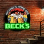 Beer Bar Neon Sign Custom Beck Bier 1