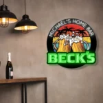 Beer Bar Neon Sign Custom Beck Bier 1