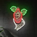 Beer Bar Neon Sign Drink To Death 1