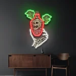 Beer Bar Neon Sign Drink To Death 1