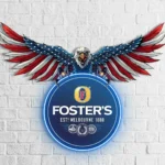 Beer Bar Neon Sign Foster American Eagle 1