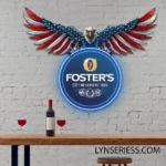 Beer Bar Neon Sign Foster American Eagle 1