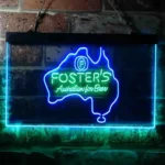 Beer Bar Neon Sign Foster Australian Map 1