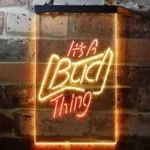 Beer Bar Neon Sign It8217s Bud Thing Man Cave Bar 1