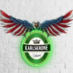 Beer Bar Neon Sign Karlskrone American Eagle 1