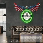 Beer Bar Neon Sign Karlskrone American Eagle 1