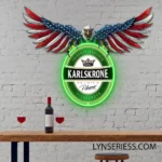 Beer Bar Neon Sign Karlskrone American Eagle 1