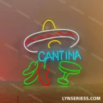 Beer Bar Neon Sign Mexican Cantina 1