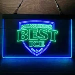 Beer Bar Neon Sign Milwakuee Best Ice 1