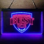 Beer Bar Neon Sign Milwakuee Best Ice 1