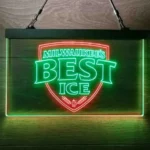 Beer Bar Neon Sign Milwakuee Best Ice 1