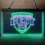 Beer Bar Neon Sign Milwakuee Best Ice 1