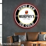 Beer Bar Neon Sign Murphy Irish Stout 1983 1