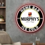 Beer Bar Neon Sign Murphy Irish Stout 1983 1