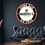 Beer Bar Neon Sign Murphy Irish Stout 1983 1