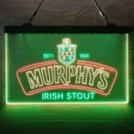 Beer Bar Neon Sign Murphy Irish Stout 3 Color 1