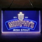 Beer Bar Neon Sign Murphy Irish Stout 3 Color 1