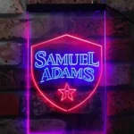 Beer Bar Neon Sign Samuel Adam Badge 1