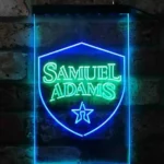 Beer Bar Neon Sign Samuel Adam Badge 1