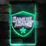 Beer Bar Neon Sign Samuel Adam Badge 1