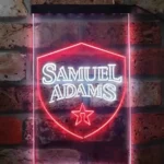 Beer Bar Neon Sign Samuel Adam Badge 1