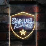 Beer Bar Neon Sign Samuel Adam Badge 1
