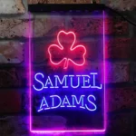 Beer Bar Neon Sign Samuel Adam Shamrock 1