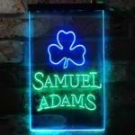 Beer Bar Neon Sign Samuel Adam Shamrock 1