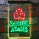 Beer Bar Neon Sign Samuel Adam Shamrock 1
